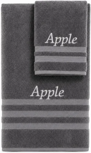 Vista 3 de Liberty21 Luxury Embroidered Bath & Hand Towels, 100% Cotton. Custom Monogrammed Personalized Embroidered Towels. Set Includes : 1 Bath Towel and 1
