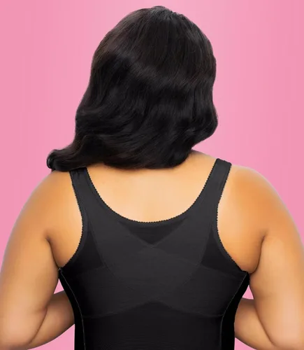 Vista 2 de Exquisite Form 5107565 Fully Slimming Wireless Back & Posture Support Longline Bra with Front Closure & Lace