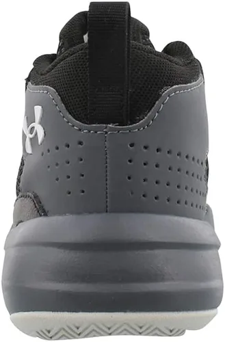 Vista 4 de Under Armour Tenis de baloncesto unisex para niños preescolares Lockdown 5, Negro