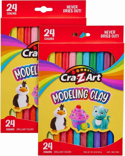 Vista 8 de Cra-Z-Art Arcilla para modelar, 17.5 onzas, 24 unidades (10901)