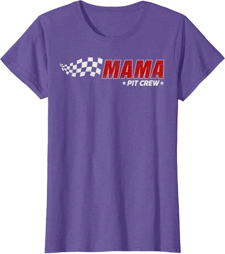 Vista 24 de Mama Pit Crew Race Car Birthday Family Matching Pit Crew Camiseta