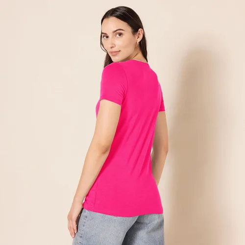 Vista 469 de Amazon Essentials Women's Regular-Fit Short-Sleeve Crewneck T-Shirt