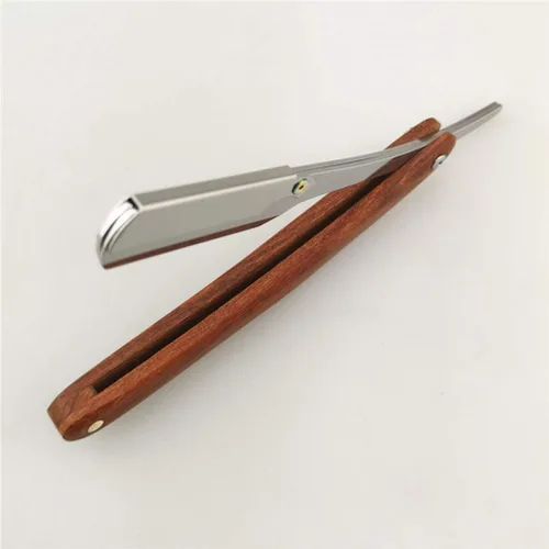 Vista 4 de Beaupretty Maquinilla de afeitar manual para hombre, afeitadora segura para barba, patillas y pelo corto y fino