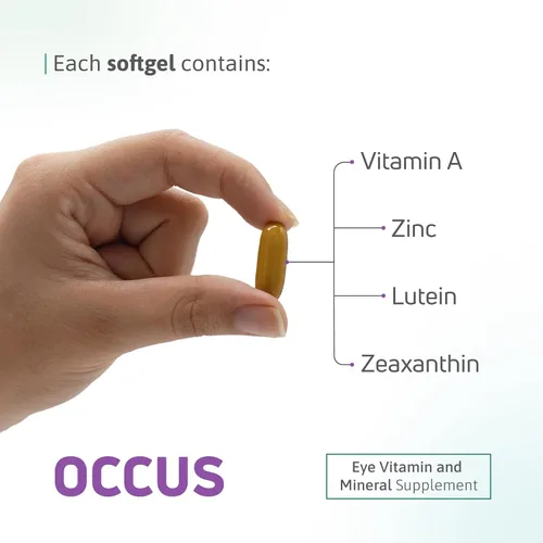 Vista 7 de Vitaminas Ojos Luteína Zeaxantina A C E Zinc Support 60