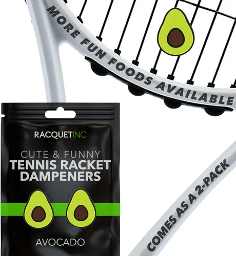 Vista 45 de Racquet Inc Regalos de Tenis - Amortiguadores de Vibración para Raqueta de Tenis - Absorbe Choques, Reduce la Vibración de las Cuerdas para Mejor
