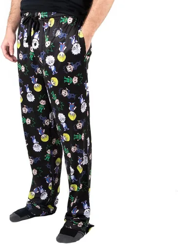 Vista 2 de Hunter X Hunter - Pantalones de dormir con estampado de dibujos animados para hombre