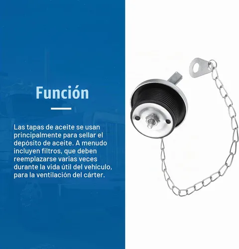 Vista 4 de uxcell Tapa universal de llenado de aceite de motor de 2 pulgadas con cadena para motores N14 L10 M11 ISM Deisel