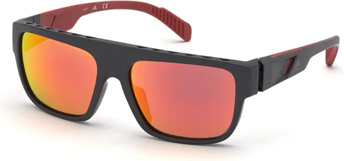 Vista 2 de Adidas Gafas de sol deportivas para hombres y mujeres, ideales para conducir, pesca, ciclismo y correr, protección UV SP0037S