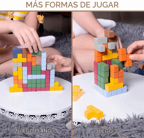 Vista 7 de PATHFINDER PANDAS Juego de pila de torre - Juego de equilibrio de 32 piezas para niños y adultos