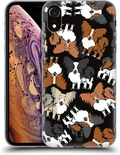 Vista 60 de Head Case Designs Airedale Terrier - Funda de gel suave con 4 patrones de razas de perro [protección de grado militar] compatible con Apple iPhone 7
