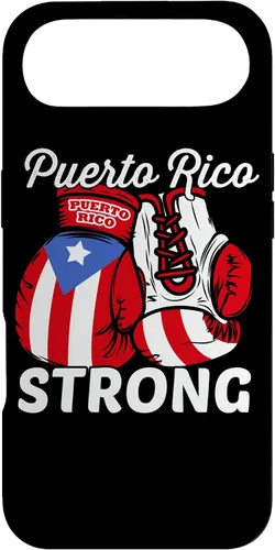 Vista 27 de Guantes de boxeo con la bandera de Puerto Rico para iPhone 16 Boricua Puerto Rican Pride Case