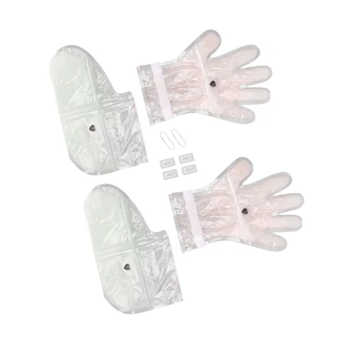 Vista 4 de Mascarillas hidratantes para manos y pies, mascarillas hidratantes intensivas para manos y pies, talón agrietado seco para manos, set de regalo