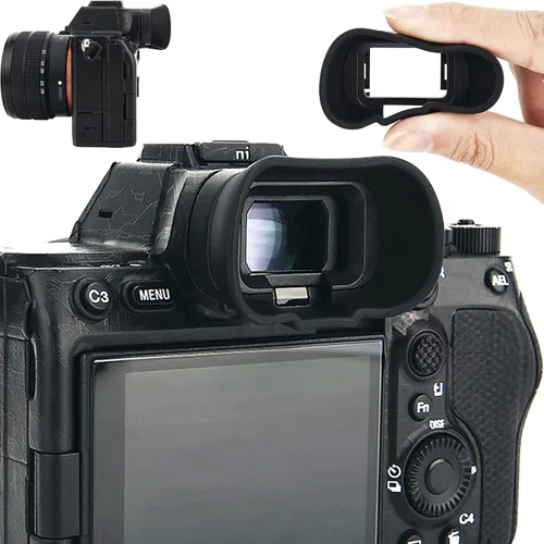 Vista 14 de Visor de cámara de silicona suave para Sony A7C Alpha 7C (ILCE7CL/S) Protector de copa ocular (no compatible con A7C II, A7CR)