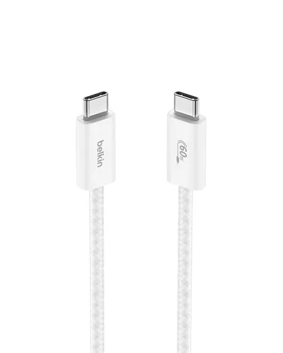 Vista 14 de Belkin Cable USB C a USB C, 3.3 pies, 60 W, cargador tipo C, cable de carga para iPhone, suave, trenzado, flexible para iPhone 16, Galaxy S25, Pixel