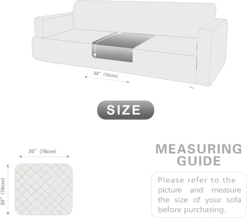 Vista 4 de Funda reversible para cama de perro con forro impermeable, funda deslizable resistente al agua, protector de muebles y manta para mascotas, funda