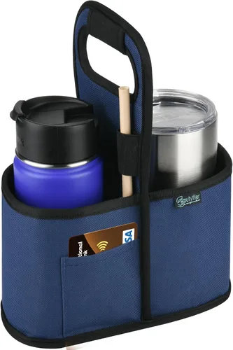 Vista 10 de Beautyflier Portabebidas con Asa para Entrega Portavasos de Café Aislado Reutilizable Portabebidas Portátil Soporte para 2 Tazas con Asa Organizador