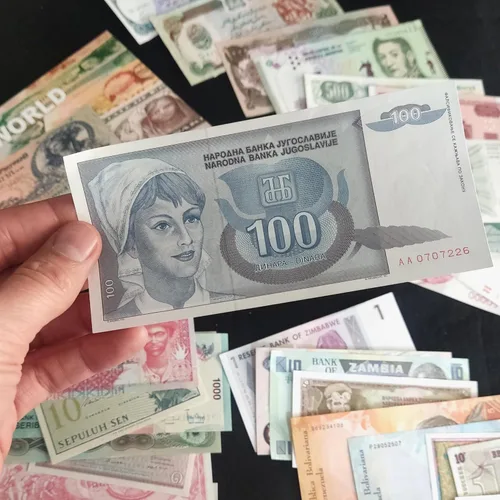 Vista 4 de IMPACTO COLECCIONABLES Colección de moneda extranjera – 50 billetes diferentes en moneda mundial – Moneda coleccionable extranjera – Colección