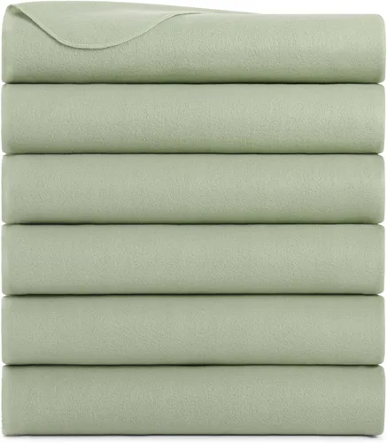 Vista 20 de Arkwright - Mantas de forro polar a granel – Paquete de 6 – Manta ultra suave y acogedora para automóvil, campamento, sofá, oficina, aire libre