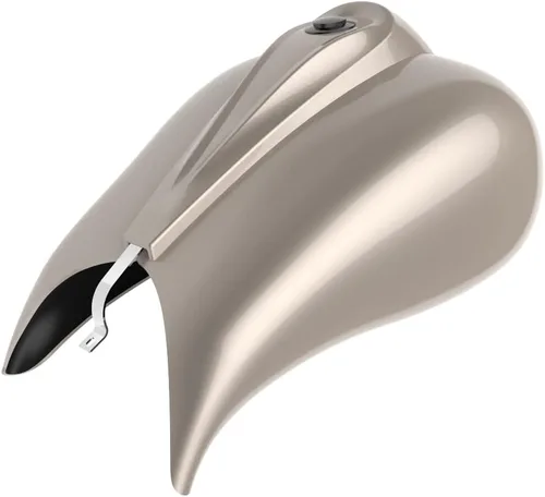 Vista 83 de Cubiertas de tanque estiradas con consola de tablero y tapa de tanque de combustible, cubiertas de combustible de galón para Harley Touring Whisky