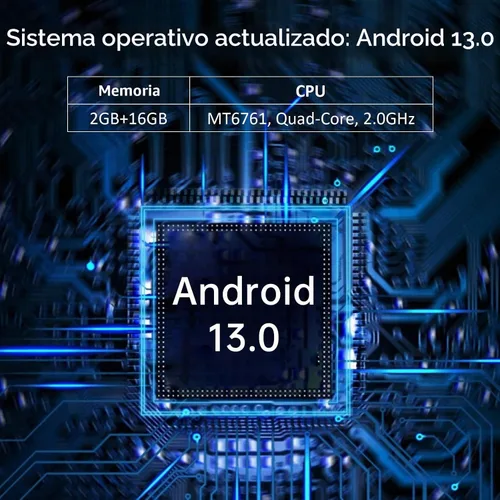 Vista 3 de Bisofice PDA portátil 4G POS Android 13.0 impresora de recibos 2GB+16GB, cámara 5M, escáner de código de barras 1D 2D, conexión de red completa