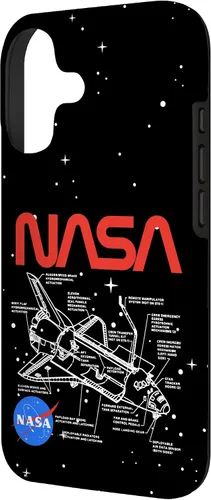 Vista 2 de NASA Carcasa con logotipo de Space Shuttle Schematic para iPhone 17