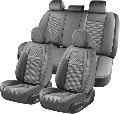 Vista 21 de Coverado - Fundas impermeables para asientos de coche, fundas delanteras para asientos de coche, 2 en 1, fundas protectoras para asientos de coche