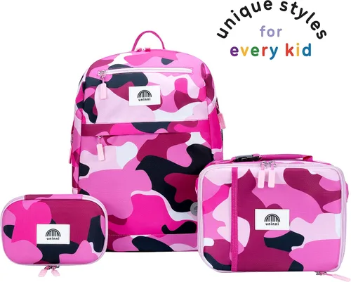 Vista 28 de Juego de mochila para niños de 16 pulgadas con bolsa de almuerzo aislada y estuche para lápices