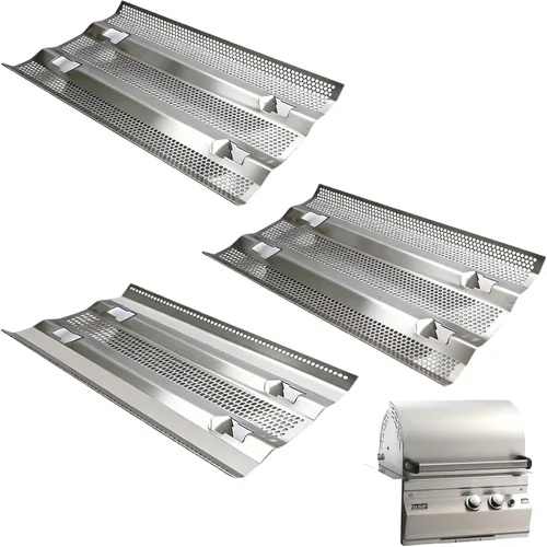 Vista 18 de SafBbcue Placas térmicas para parrilla AGBQ-27G, placas de calor domador de llama para parrilla Solaire de 27 pulgadas, paquete de 2 piezas
