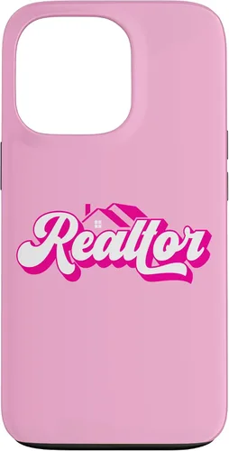 Vista 10 de iPhone 12 Pro Max Agente de Bienes Raíces Mujer Rosa Caso