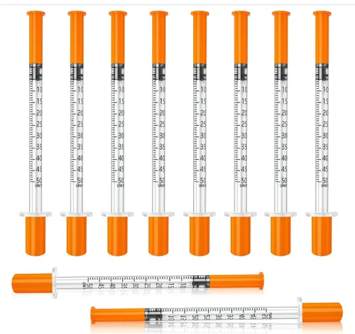 Vista 9 de 0.5 ml 30G 1 ml/cc 5/16" (8 mm) Pack de 25