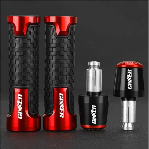 Vista 17 de Motocicleta para Suzuki GIXXER 150 250 155 Sf Gixxer 250F 2020 2021 2022 2023 2024 Agarres de mano para manillar de motocicleta, tapones para 11