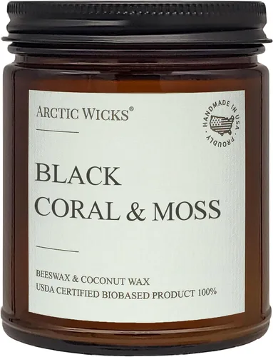 Vista 36 de Velas perfumadas de cera de abeja y coco, 9 onzas, ámbar, rústicas, no tóxicas, de combustión limpia, 100% certificada por USDA, a base de plantas