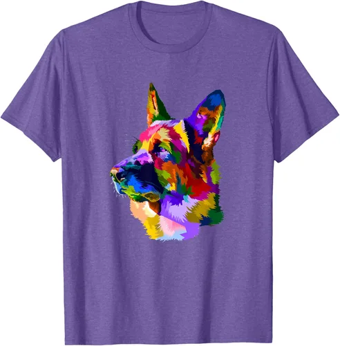 Vista 11 de Camiseta para dueño de perro de pastor alemán, Negro