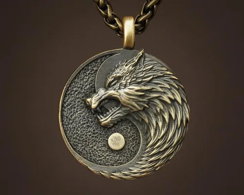 Vista 66 de Collar Yin Yang para hombre, joyería colgante de alta calidad de aspecto antiguo, regalos de Yin Yang, joyería vikinga para hombres