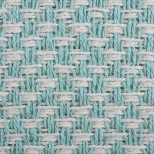 Vista 2 de DII Woven Basics Collection - Camino de mesa de punto 100% algodón, 15 x 72 pulgadas, aguamarina