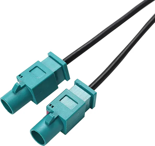 Vista 3 de Anina Adaptador de antena de radio doble doble Fakra para 2004-UP VW Volkswagen Audi Skoda Aftermarket GPS Navegación estéreo unidad principal