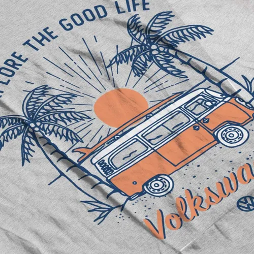 Vista 5 de Volkswagen Explore The Good Life - Camiseta para hombre