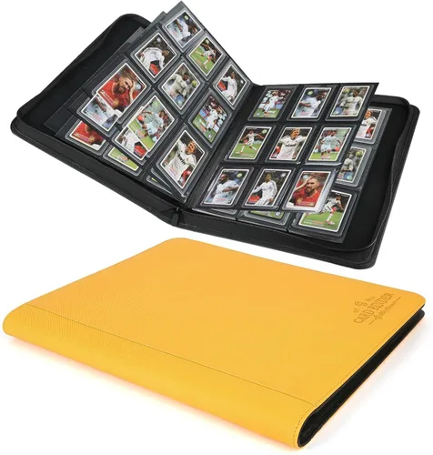 Vista 22 de Carpeta Toploader CARDBINDER, Estuches Duros Toploader, Fundas de 4 Bolsillos para hasta 128 Tarjetas. Carpeta de Tarjetas Toploader con Fundas