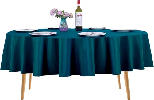 Vista 88 de Ascoza Paquete de 2 manteles cuadrados negros de tela de poliéster de 52 x 52 pulgadas para bodas, banquetes, restaurantes y fiestas