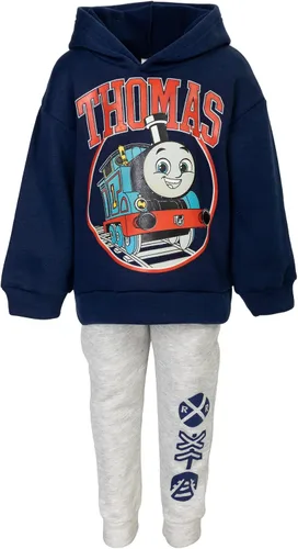 Vista 4 de Thomas the Tank Engine & Friends - Conjunto de sudadera con capucha y pantalones para niños grandes