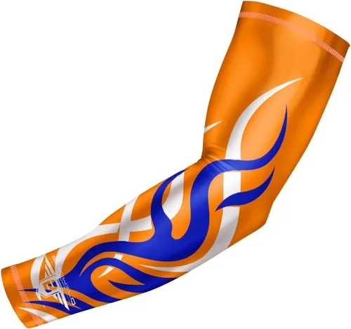 Vista 7 de Bucwild Sports Flame Fire Compression Arm Sleeve for Women & Men Durable, Snug Fit for Long-Lasting Shape Retention