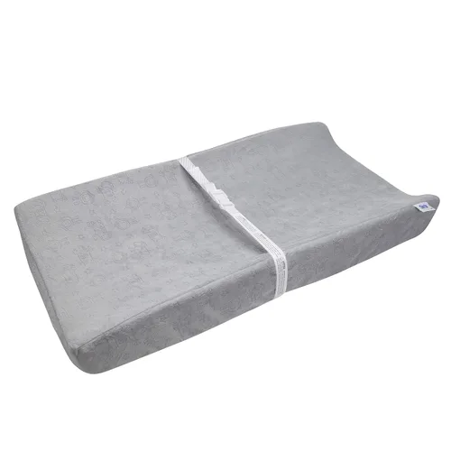 Vista 6 de Serta Perfect Sleeper Almohadilla contorneada para cambiar con funda de felpa, gris