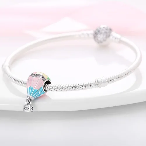 Vista 3 de PEARLOVE Abalorio para pulsera, cuentas para mujer, corona de mariposa, ojo malvado, guitarra, tierra, colgantes, cuentas, regalo de joyería, Metal