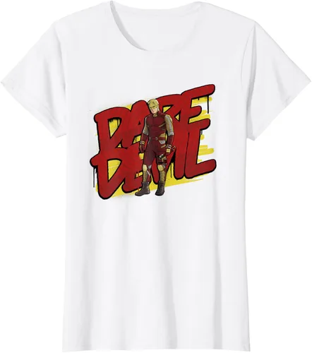 Vista 14 de Marvel Daredevil - Traje amarillo y rojo She-Hulk Disney+ camiseta, Negro