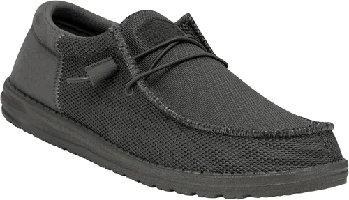 Vista 6 de Hey Dude Wally Eco Stretch Mocasines para hombre, cómodos y ligeros aleación