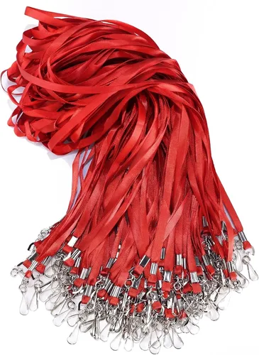 Vista 7 de Epakh 200 cordones para identificación con nombre y credencial para el cuello, con clips, correas para el cuello para oficina, escuela, enfermeras