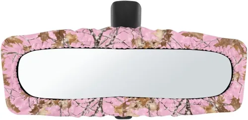 Vista 45 de Funda para espejo retrovisor de automóvil con estampado de vaca negro, protector de espejo retrovisor automático elástico