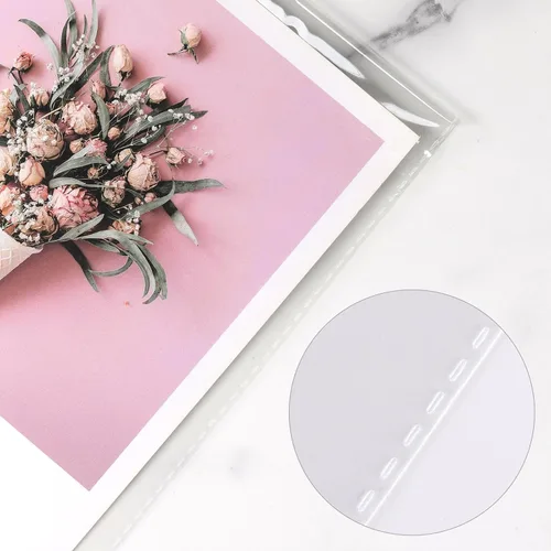 Vista 2 de 300 bolsas de celofán resellables transparentes de 7.9 x 8.7 pulgadas, bolsas de polietileno autosellantes para embalaje de pequeñas empresas