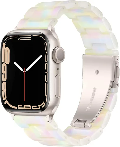 Vista 10 de YGTIECS Starlight - Correas para Apple Watch para mujer de 1.929 in 1.811 in 1.772 in 1.732 in 1.654 in 1.614 in 1.575 in 1.496 in, súper ligeras