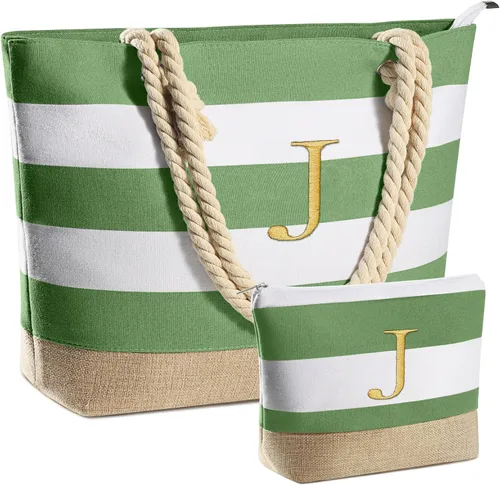 Vista 117 de YOOLIFE Bolsas de playa para mujer, bolsa de lona de viaje, bolsa impermeable para piscina, artículos esenciales de viaje, regalos para mujeres